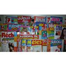 Magazines : jeux fléchés et mots croisés