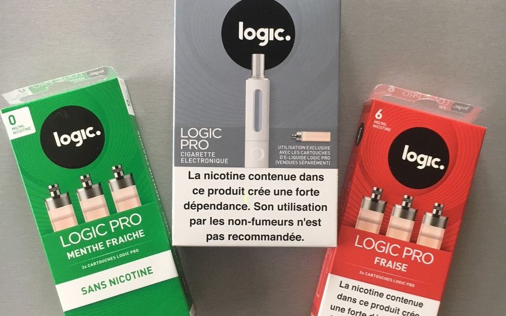 La cigarette électronique à cartouches pré-remplies d'e-liquide de Logic Pro