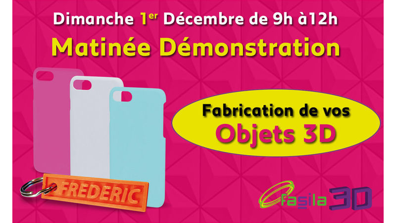 Matinée démonstration imprimante 3D