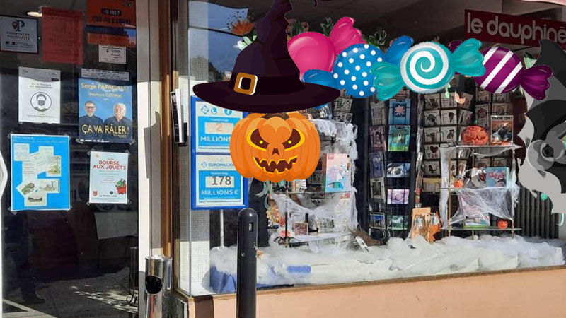 Vitrine d'Halloween Vitrine d'Halloween