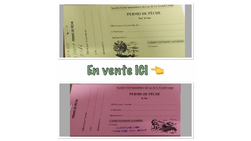 Permis de pêche 2022