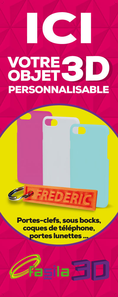 Objets 3D personnalisables